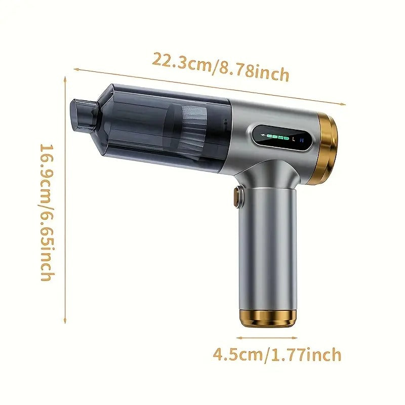 Handheld Car Vacuum 18000Pa Cleaner USB Brushless
