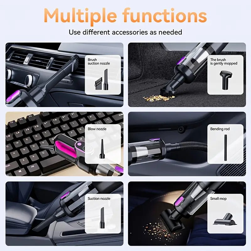 Wireless Handheld Car and Home Vacuum Cleaner