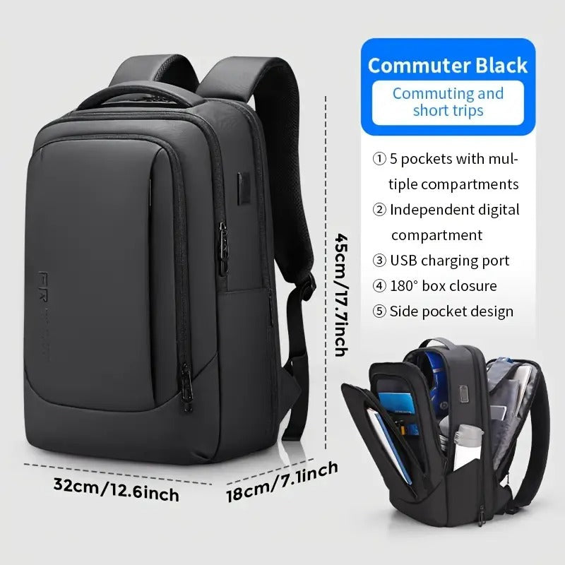 Backpack for Men with Expandable & Travel Bag