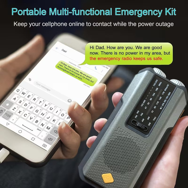 All-in-One Emergency Radio with Power Bank