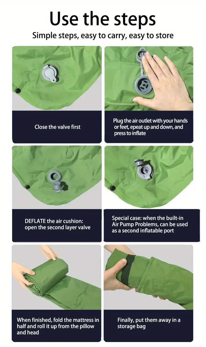 Inflatable Camping Mattress with Bag