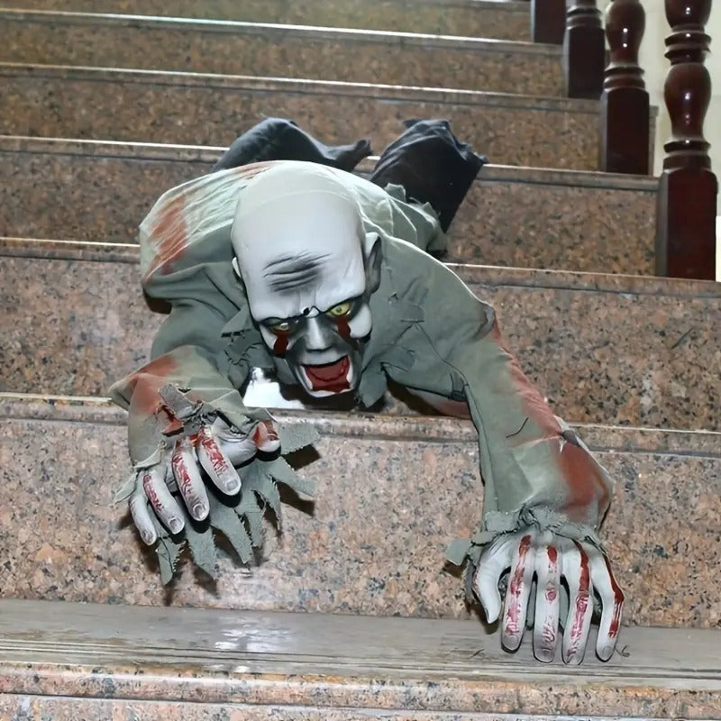Halloween Crawling Zombie Animated Decoration