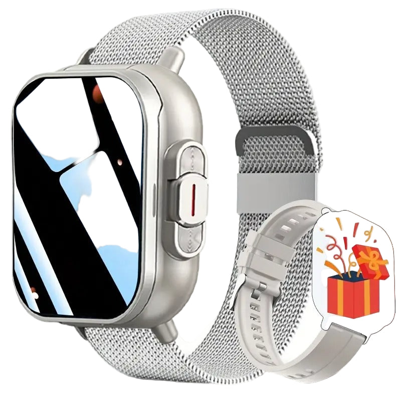 2-in-1 Smart Watch with Wireless Earphones