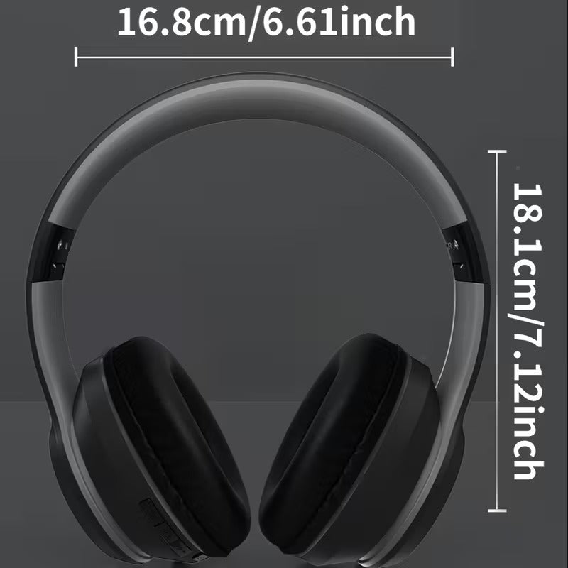Wireless Over-Ear Headphones for Music & Gaming
