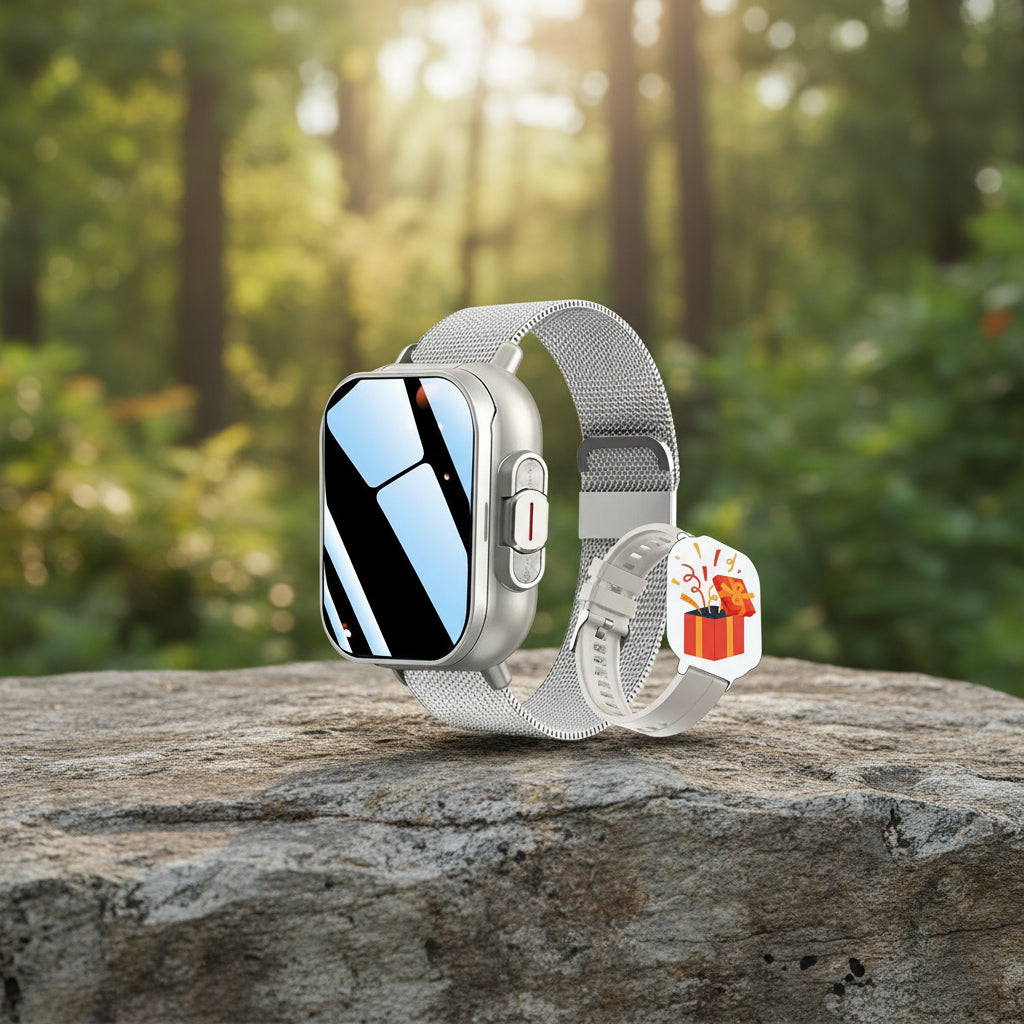 2-in-1 Smart Watch with Wireless Earphones