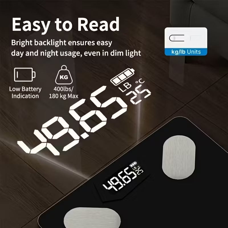 Smart Body Fat Scale with App Connection