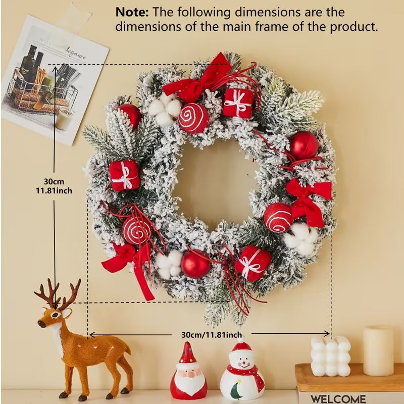 Classic Christmas Wreath for Home and Holiday Decor