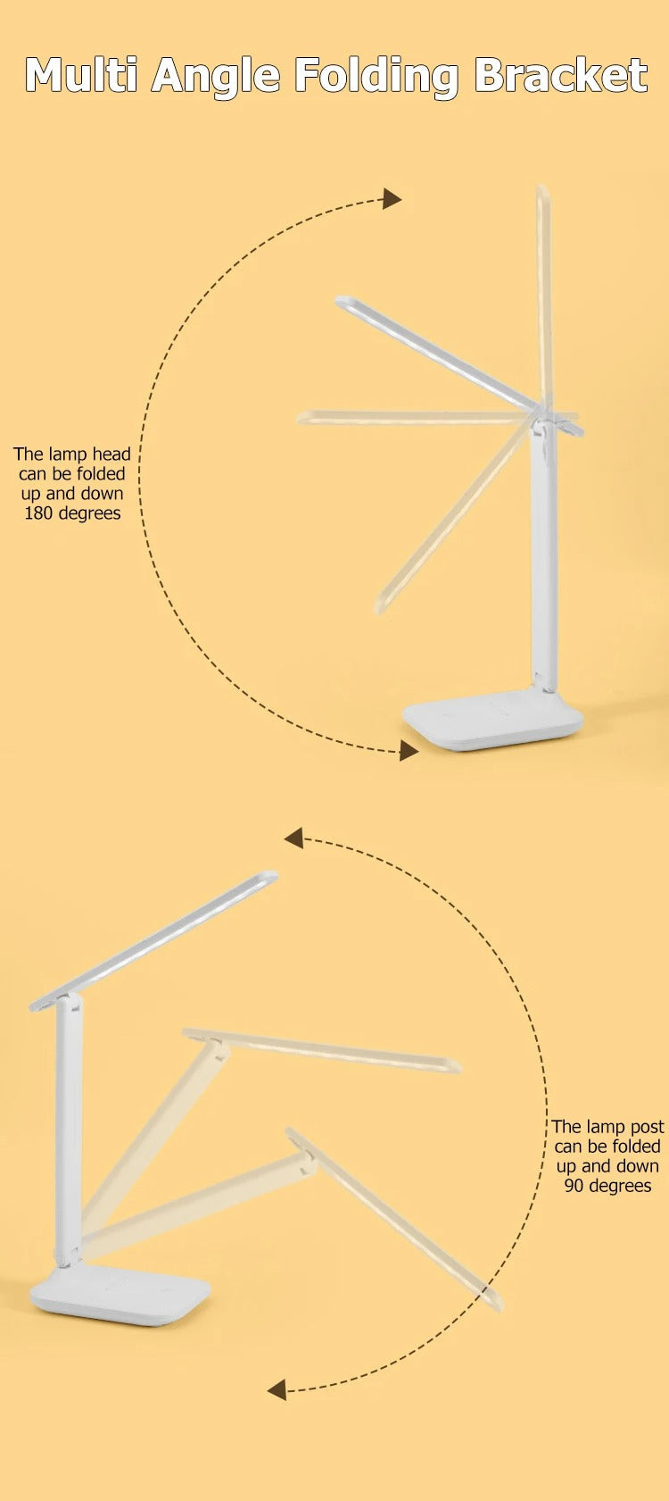 Led Usb Touch Desk Lamp For Bedroom Reading