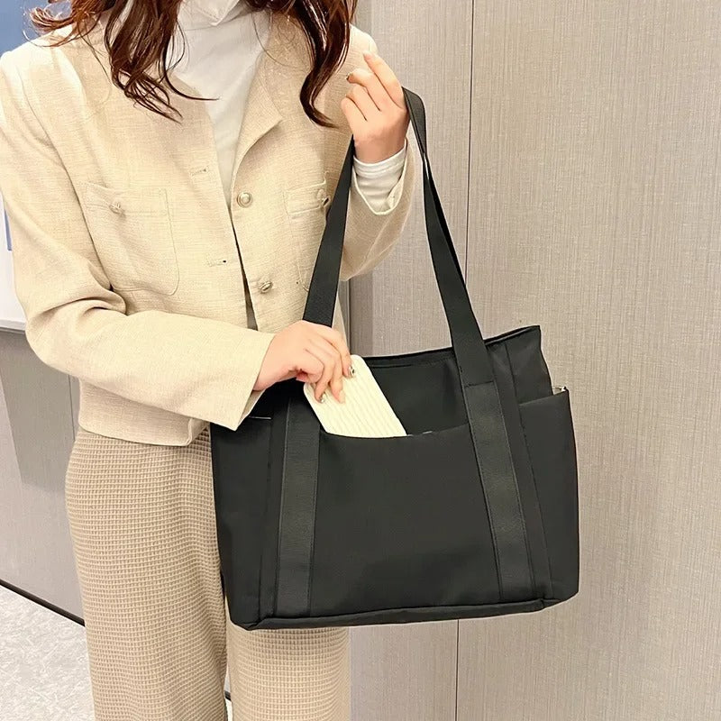 Nylon Shoulder Tote Bag for Women