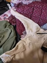 Men's Tactical Fleece Pullover Jacket Outdoor Hiking (Khaki)