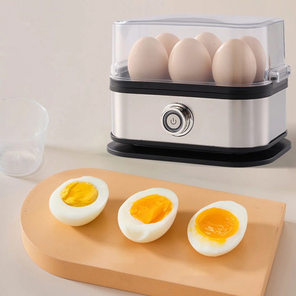 Electric Egg Cooker with 6 Egg Capacity