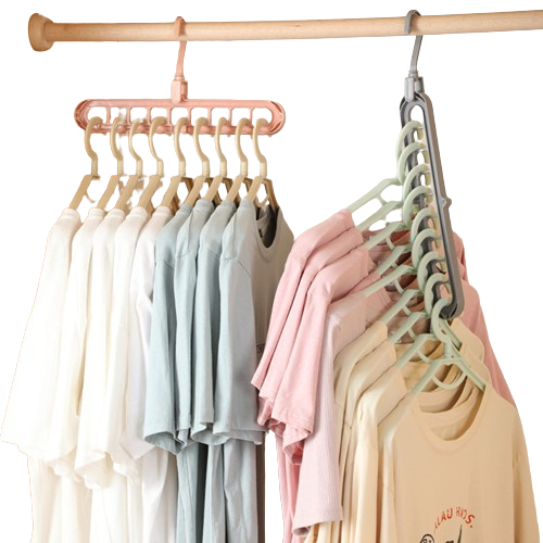 1/2pcs Multi-port Support hangers for Clothes Drying Rack Multifunction Plastic Clothes rack drying hanger Storage Hangers