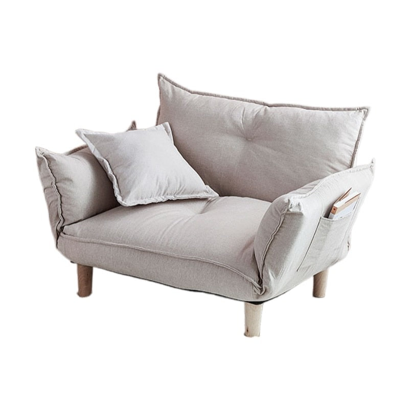 Convertible Sofa Couch with Adjustable Backrest and Armrests
