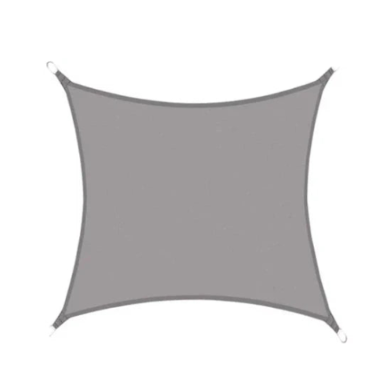 Waterproof Outdoor Sun Shade Sail For Garden And Terrace (Grey)