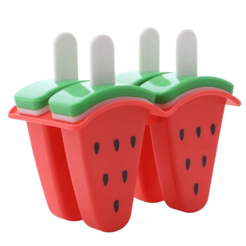 4 Grid Silicone Pop Molds Reusable Cream Maker