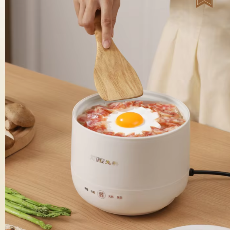Mini Rice Cooker Ceramic Pot for 1-2 Person