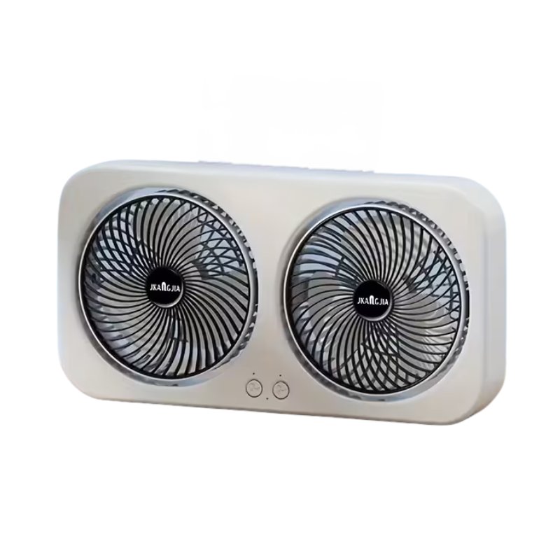 Dual Head Portable USB Table Fan