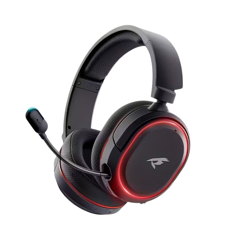 Wireless Gaming Headset Surround Sound RGB Mic