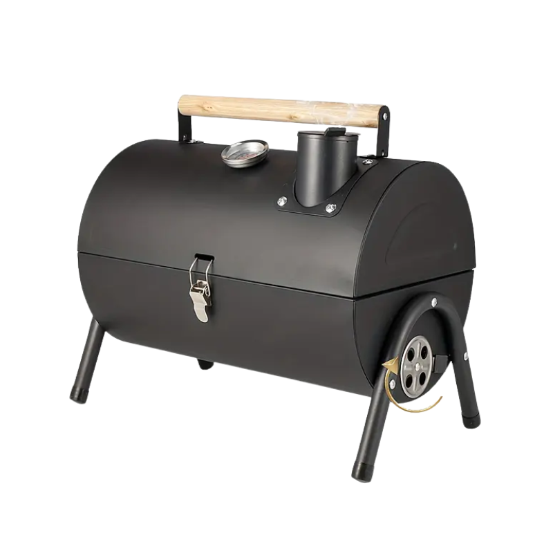 Portable Charcoal Grill BBQ Smoker with Handle