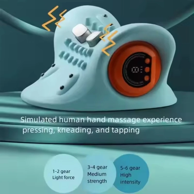 Rechargeable Portable Neck & Shoulder Massager Pillow