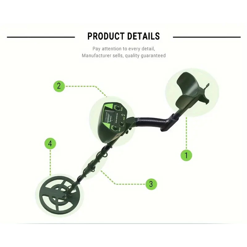 Metal Detector with High Precision Underground