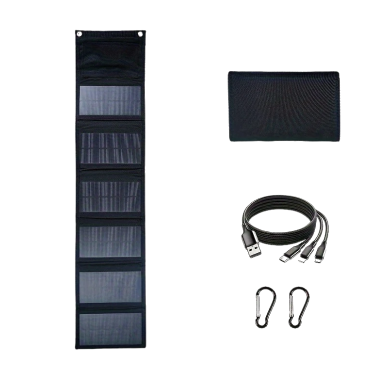 Foldable 60W Portable Solar Charging Panel