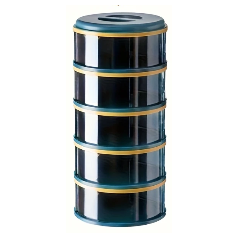 Stackable Mint Green Food Storage Covers (5-Layer)