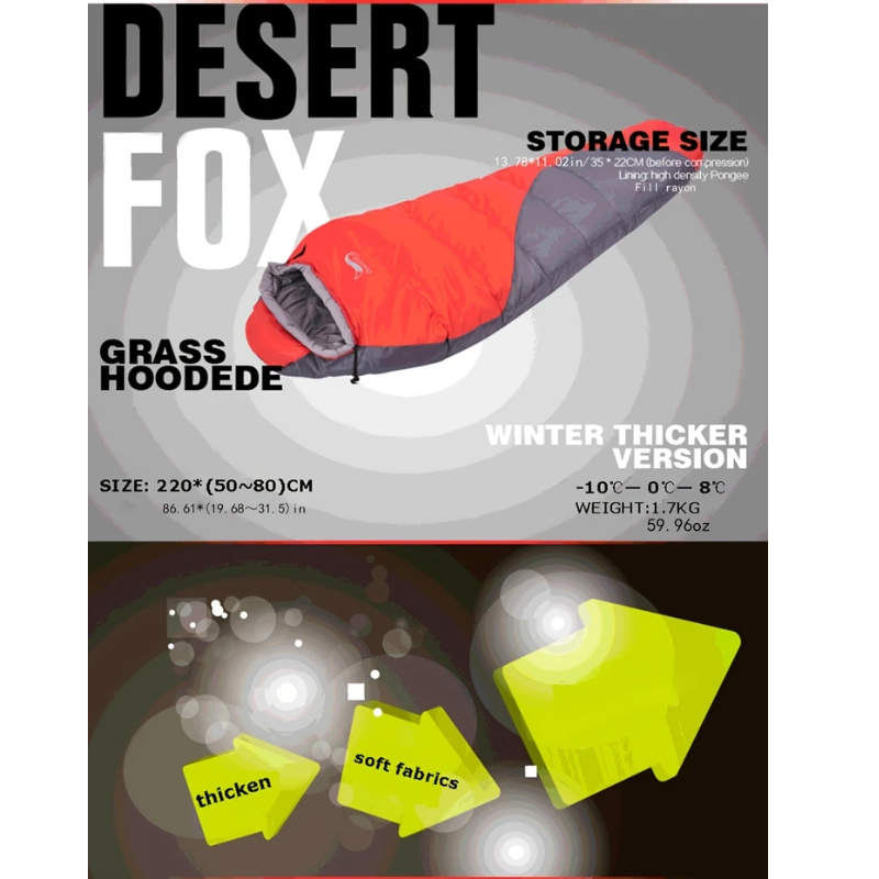 Lightweight Mummy Sleeping Bag for Camping & Travel