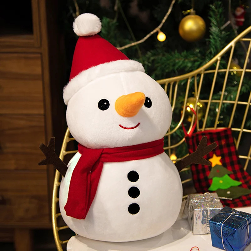 Snowman Plush Christmas Dolls For Kids