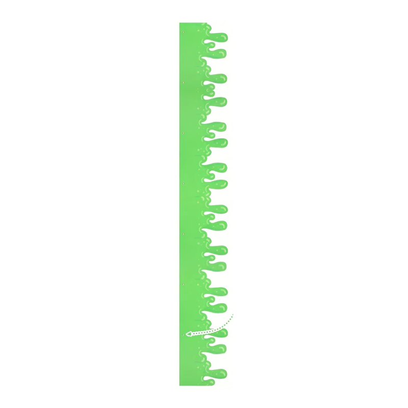 Halloween UV Reactive Green Slime Banner