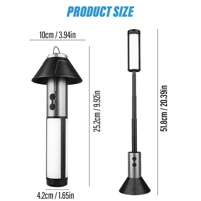 Multi-Functional USB Rechargeable Camping Lantern Flashlight