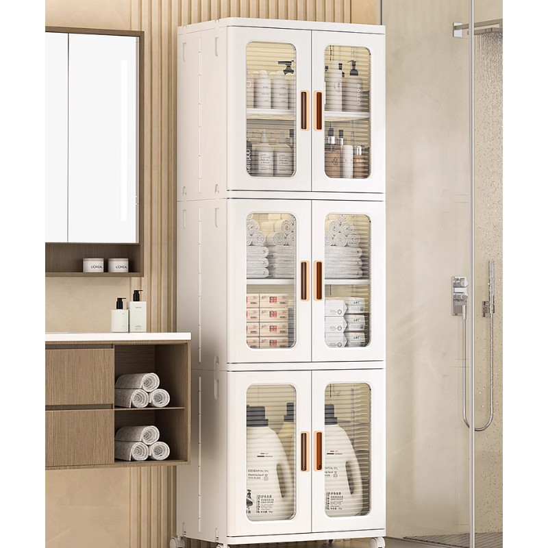 Foldable Plastic Storage Cabinet For Clothes & Toys