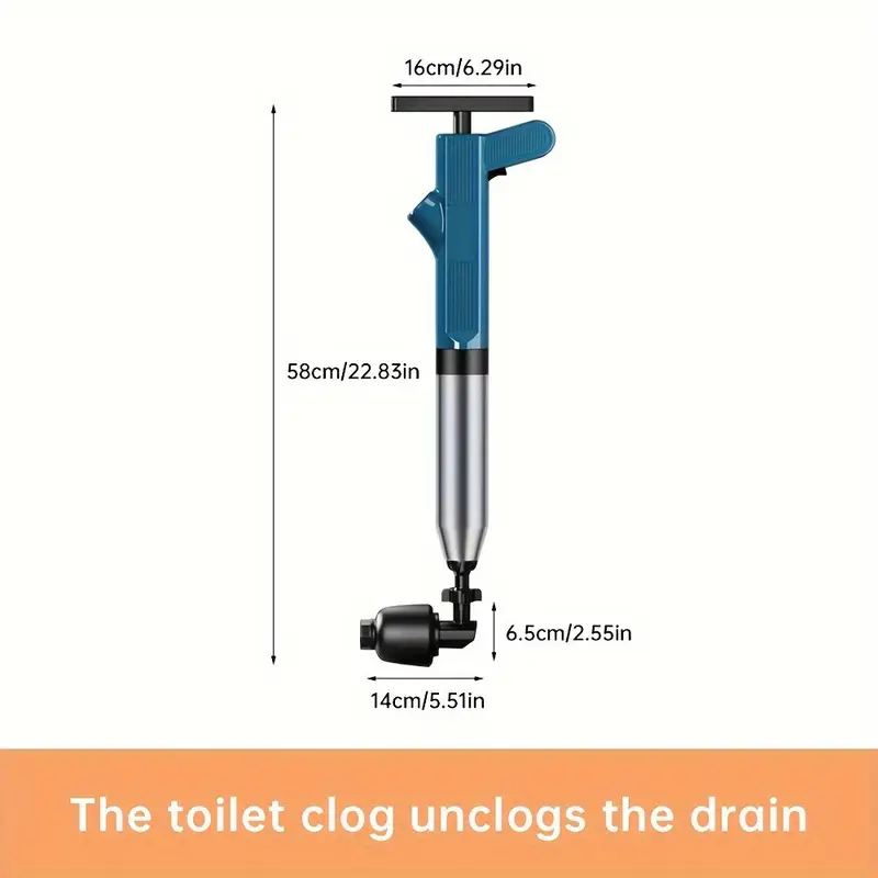 High Pressure Drain Unclogger with Air Gauge