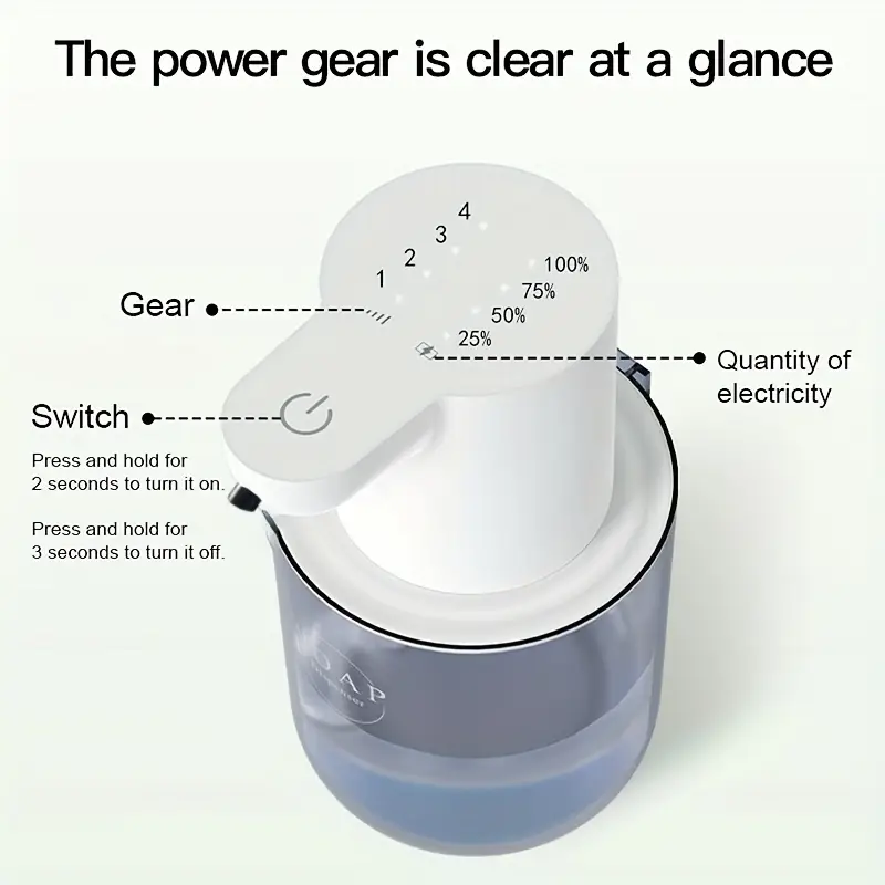 Touchless Automatic Soap Dispenser Wall-Mount