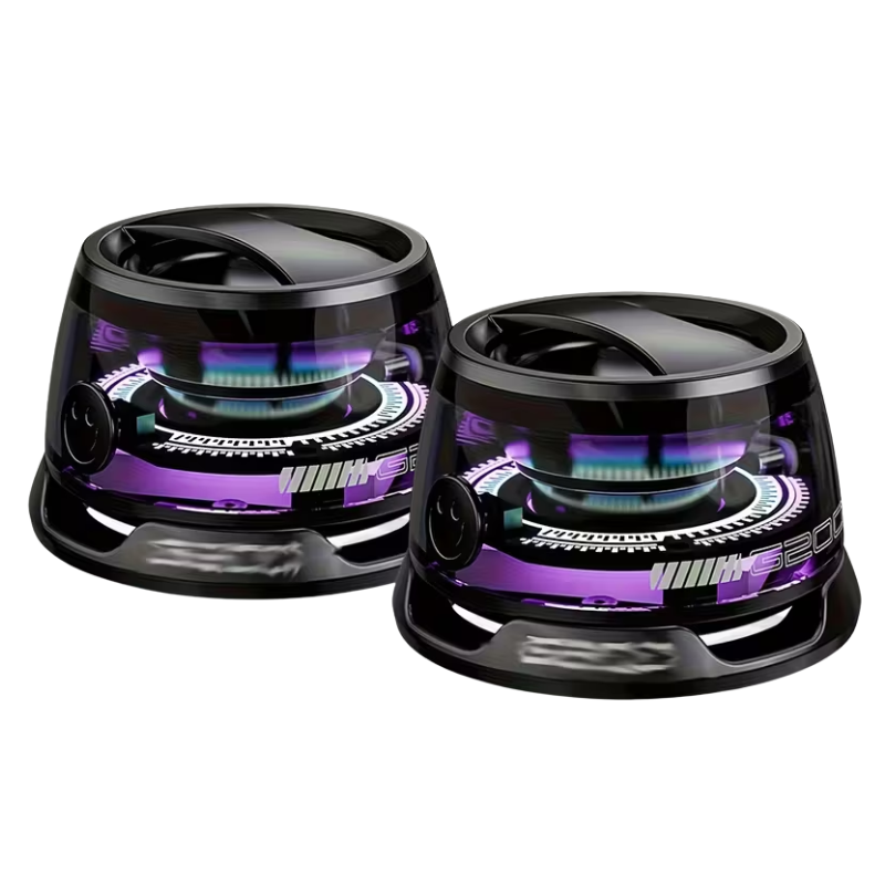 Wireless Speaker with 7-Color LED Lights (2pcs)