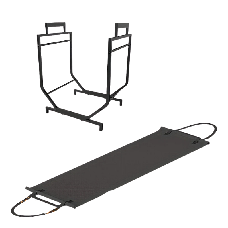 Metal Firewood Rack Indoor Outdoor Use