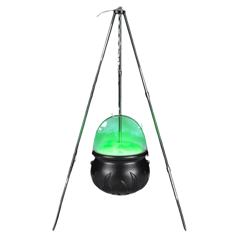 Patio Halloween Witch Cauldron Set