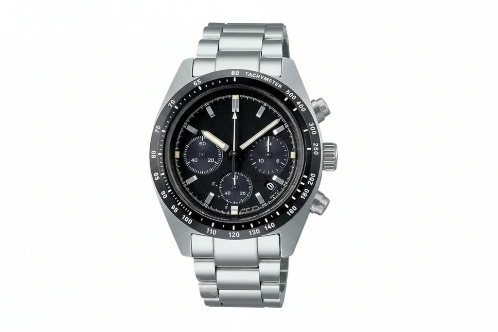 Series Men's Stainless Steel Mechanical Watch (Black)