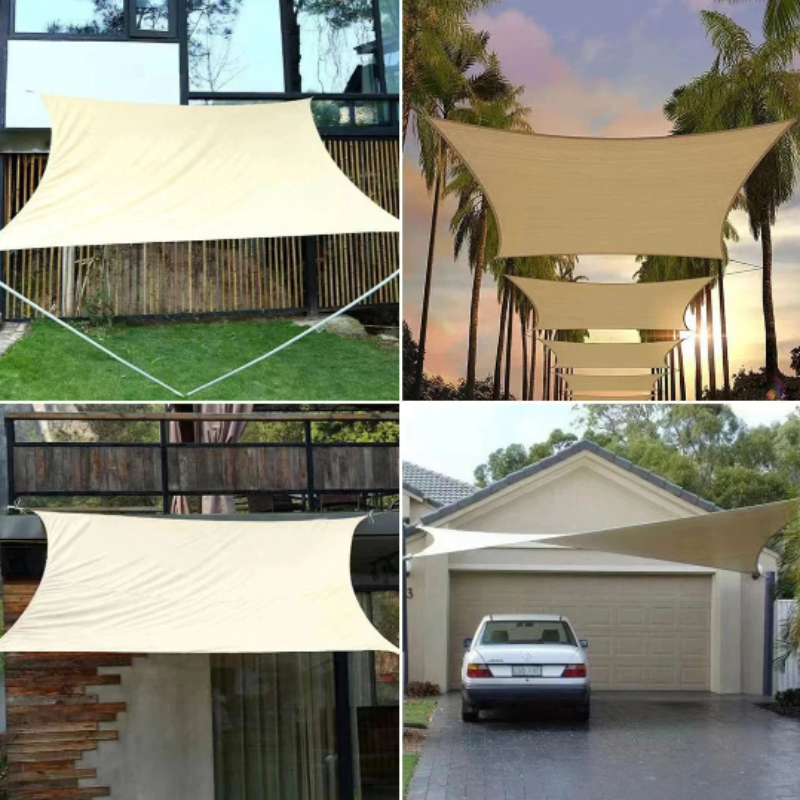 Waterproof Outdoor Sunshade Canvas Rain & Snow Protection
